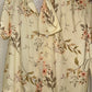 PIJAMA PANTALÓN CREMA/ AMARILLO FLOR CORAL