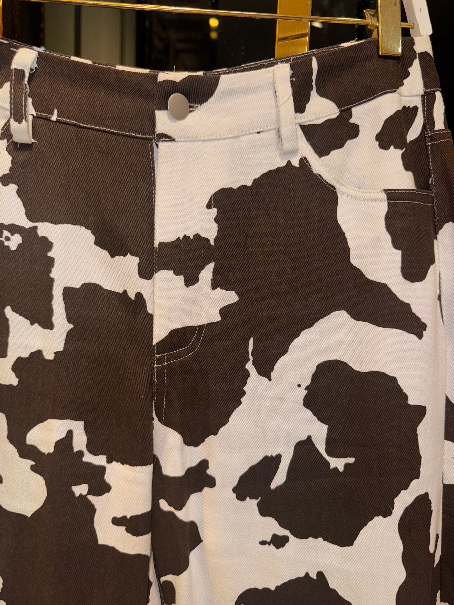 JEANS COW PRINT CAFE