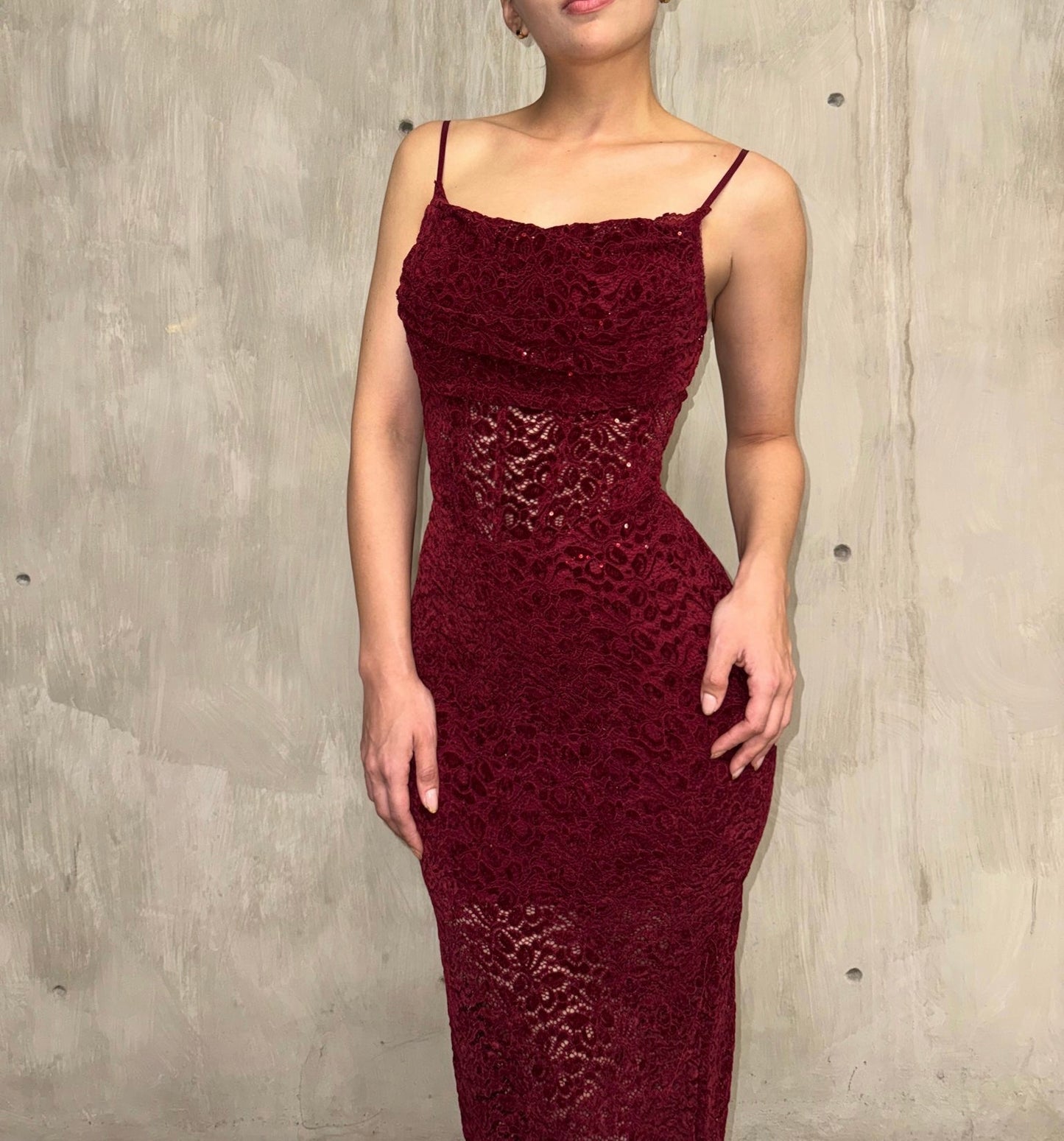 VESTIDO SASHA SPARKLE TIRANTE