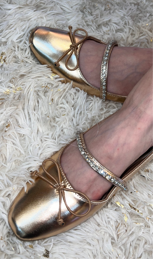 BALLERINA METALIC DORADO
