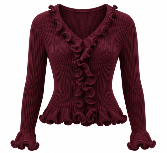 BLUSA CAROLA VINO