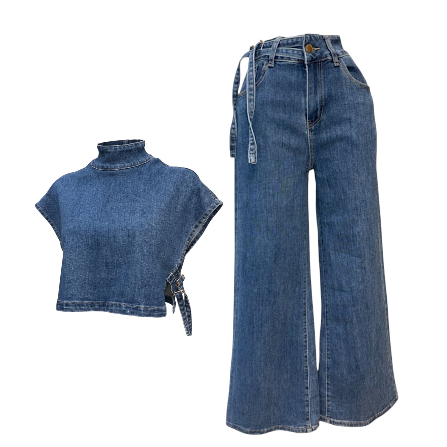 SET MINERVA CINTOS DENIM