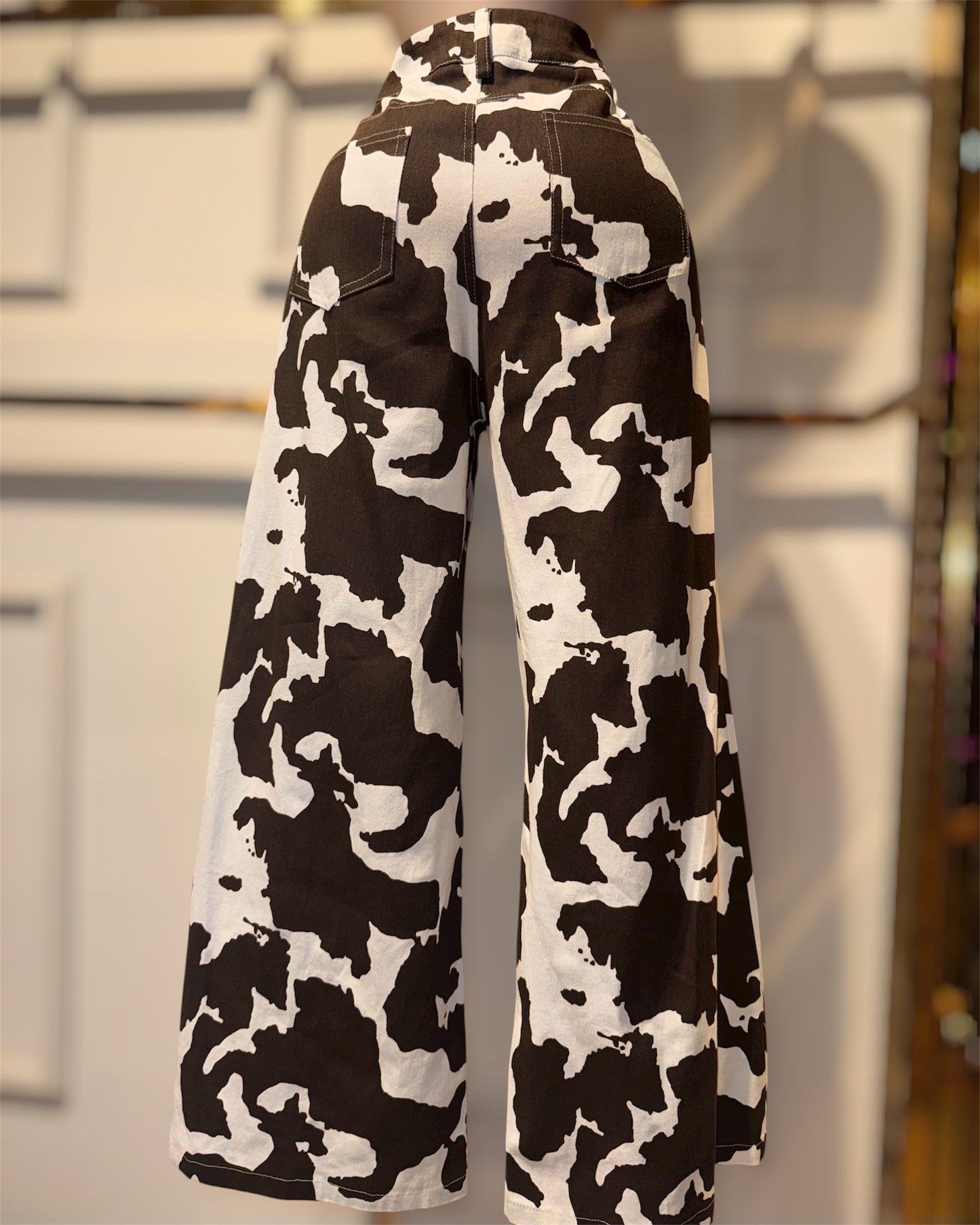 JEANS COW PRINT CAFE