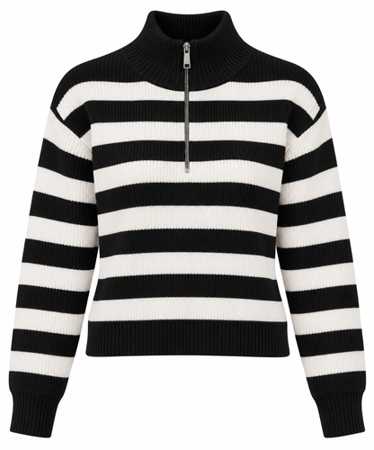 SUETER JOY LINEAS GRIS