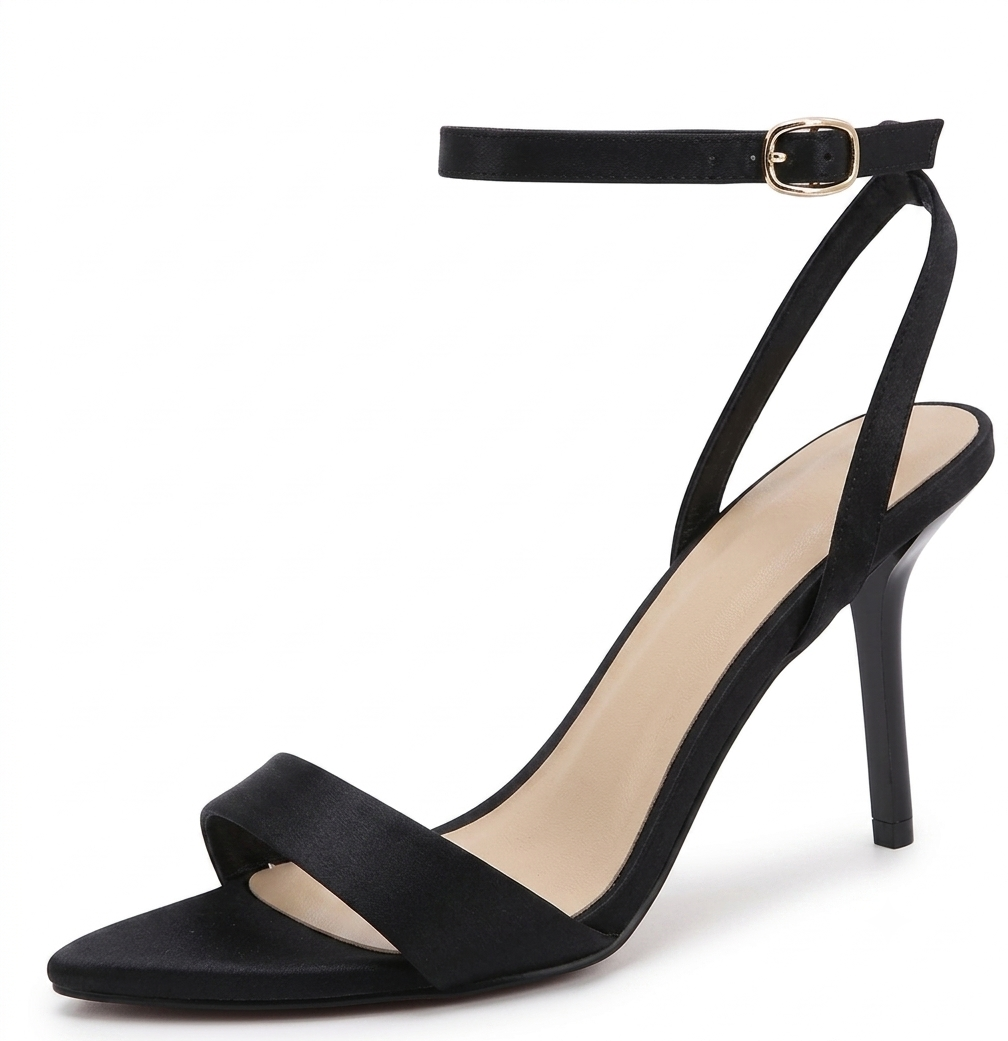 ZAPATILLA PARIS SATIN NEGRO