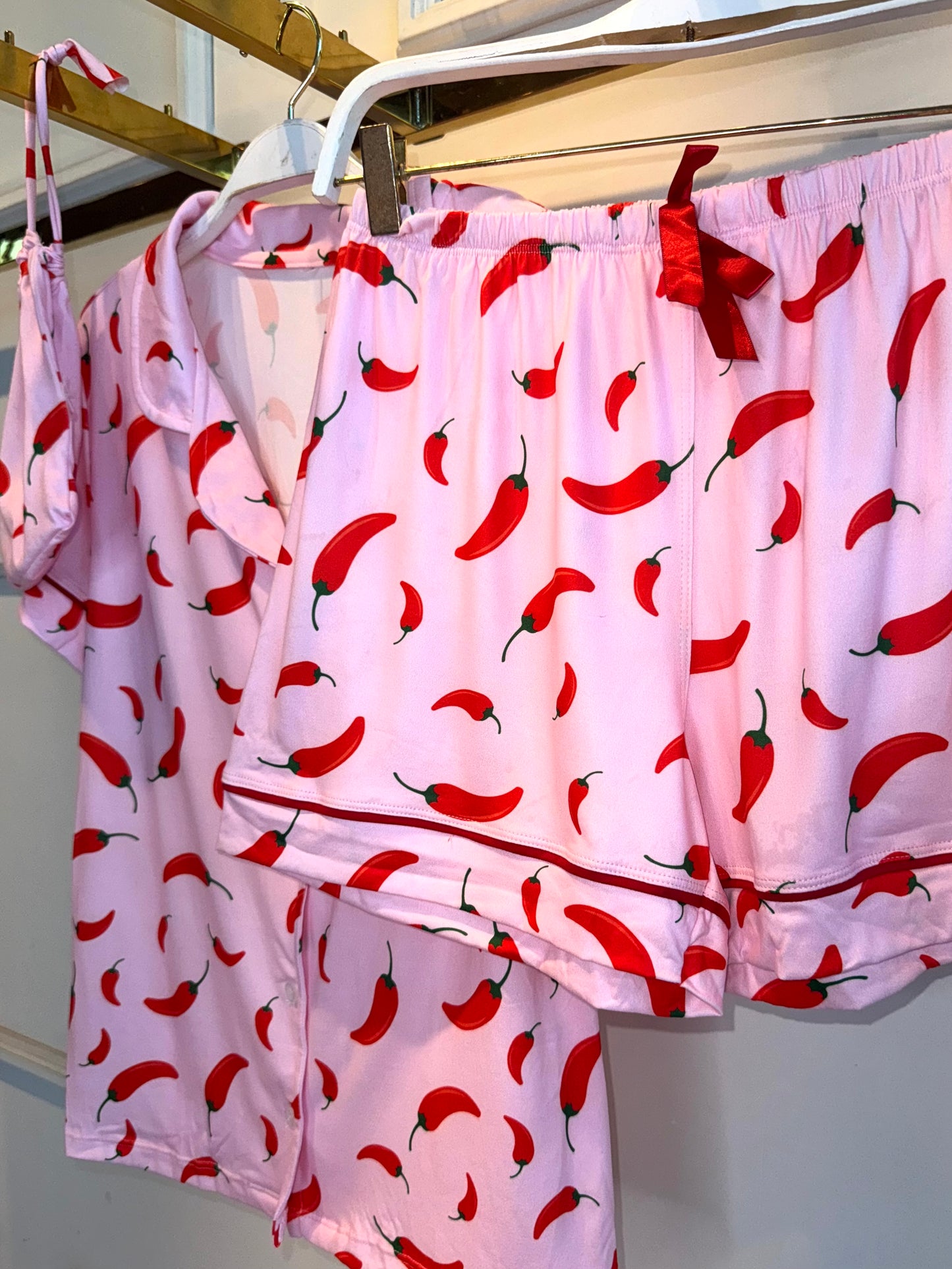 PIJAMA SHORT SPICY 🌶️ PINK