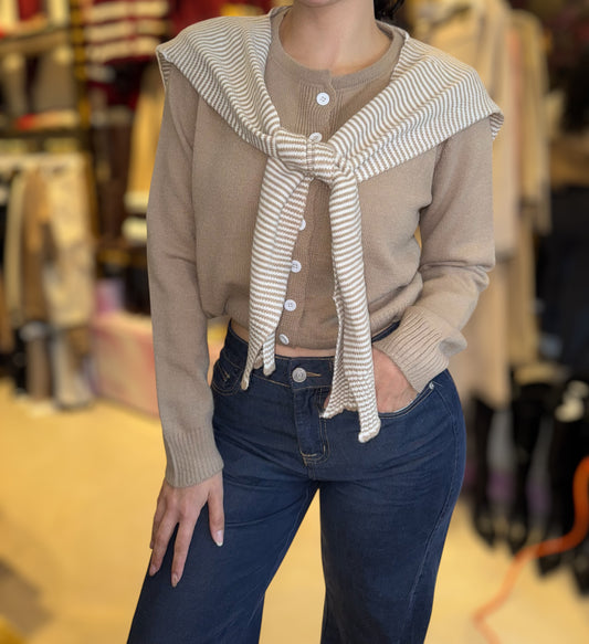 SUÉTER MARGARET MOKA