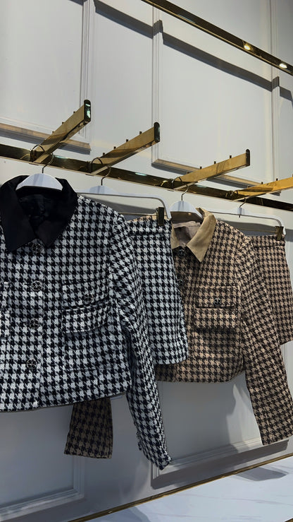SET TWEED SELENE NEGRO