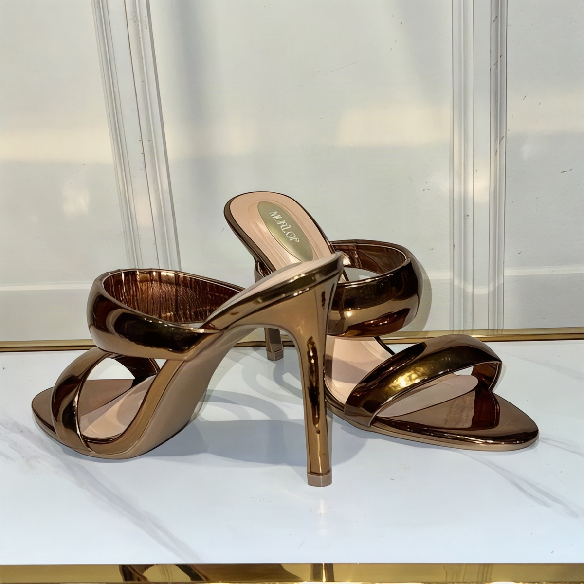 ZAPATILLA POLISH BRONCE
