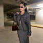 SET TWEED EMILIA  NEGRO