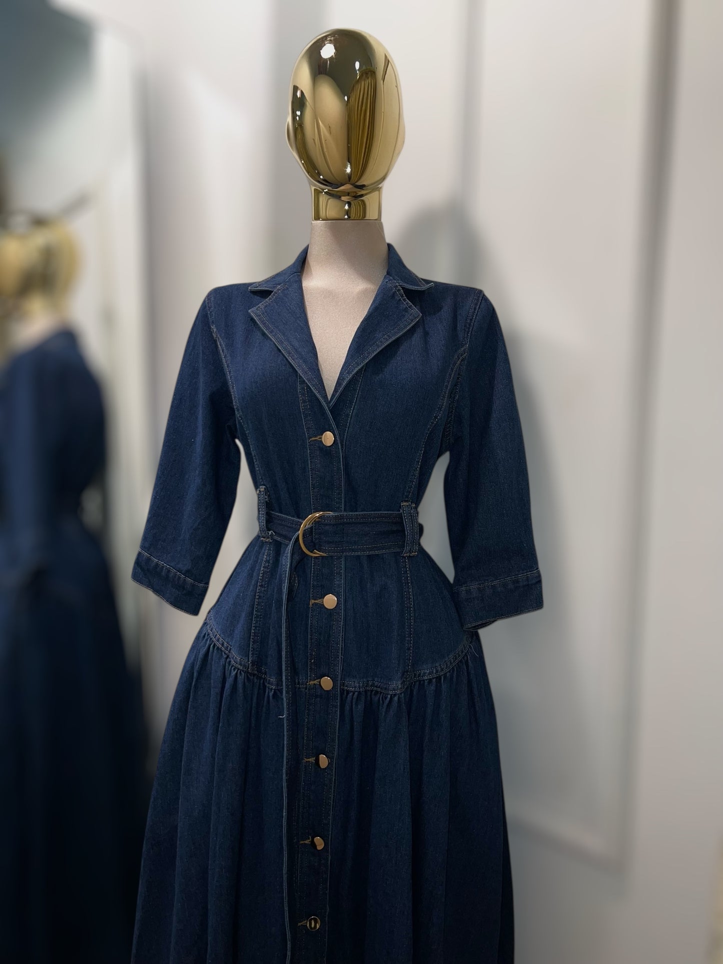 VESTIDO DENIM AMELIA OBSCURO