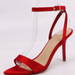 ZAPATILLA PARIS SATIN ROJO