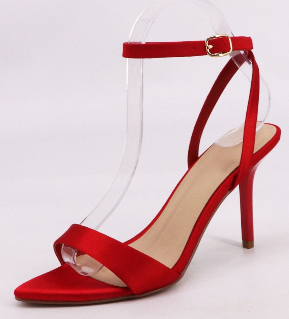 ZAPATILLA PARIS SATIN ROJO