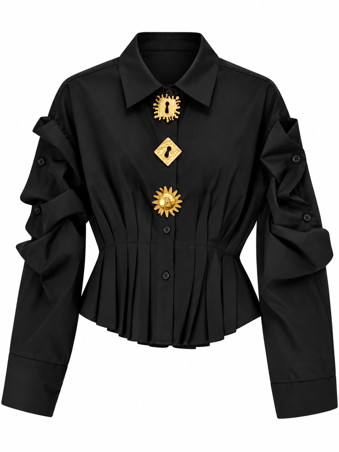 BLUSA LOCK JEWEL NEGRO