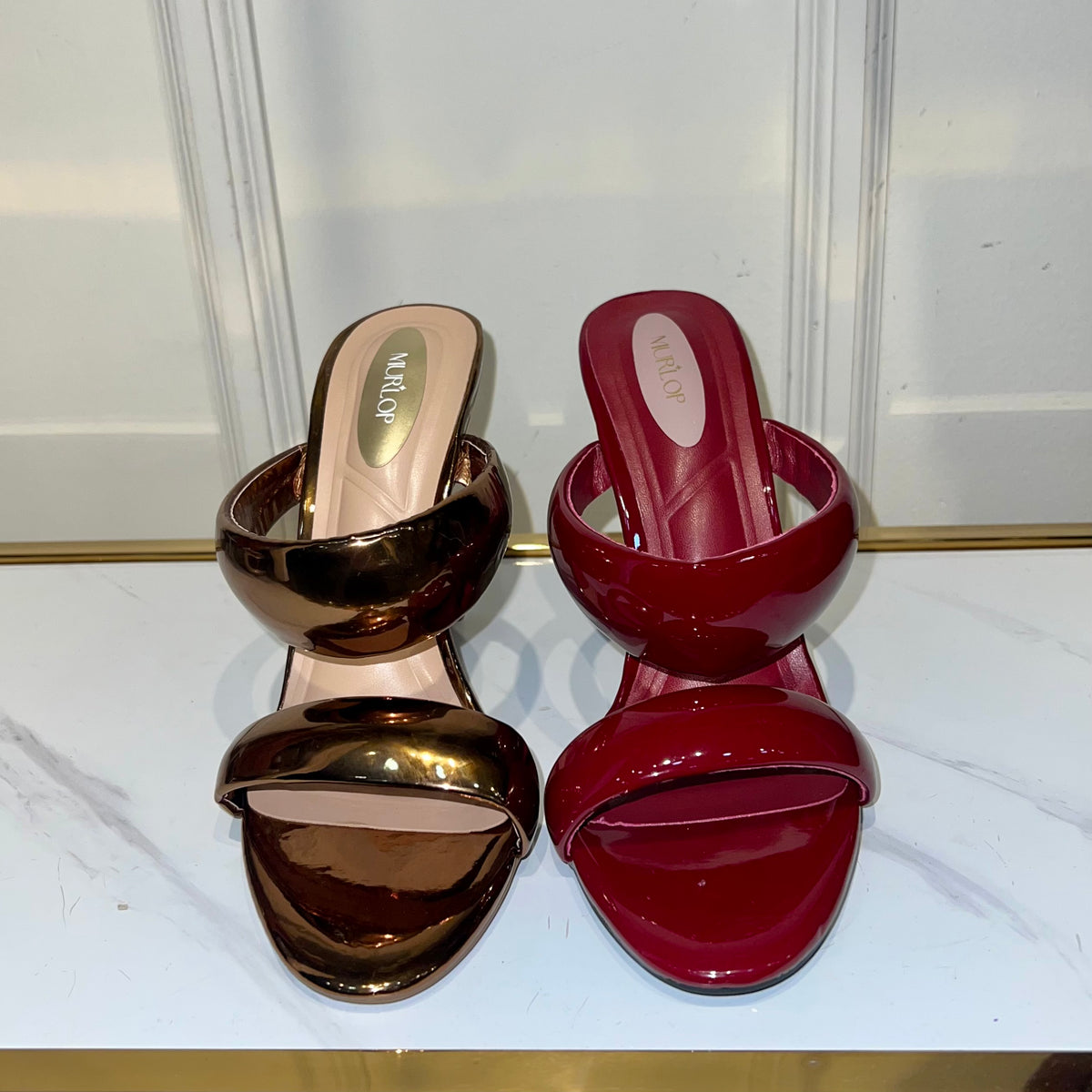 ZAPATILLA POLISH BRONCE
