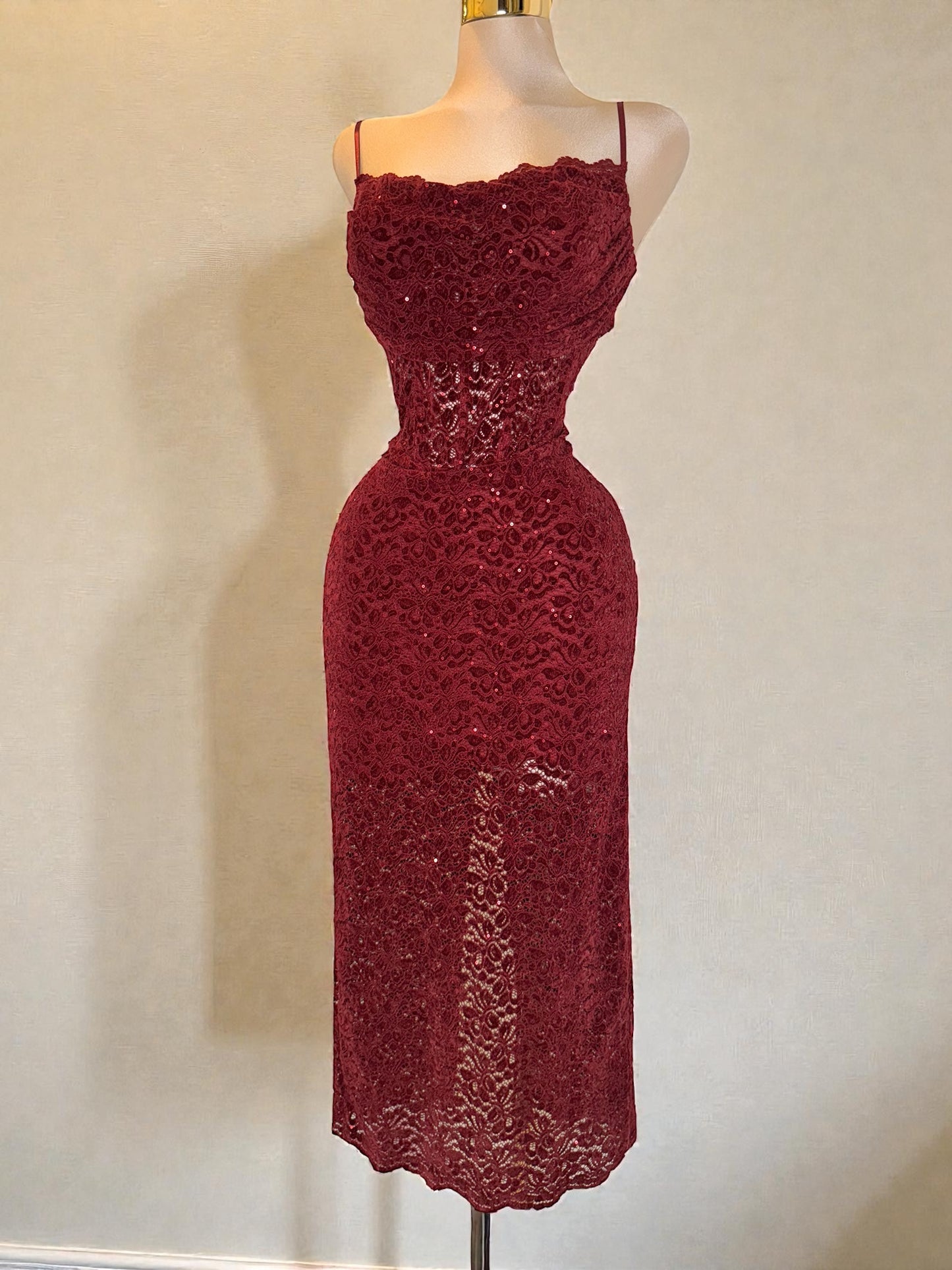 VESTIDO SASHA SPARKLE TIRANTE