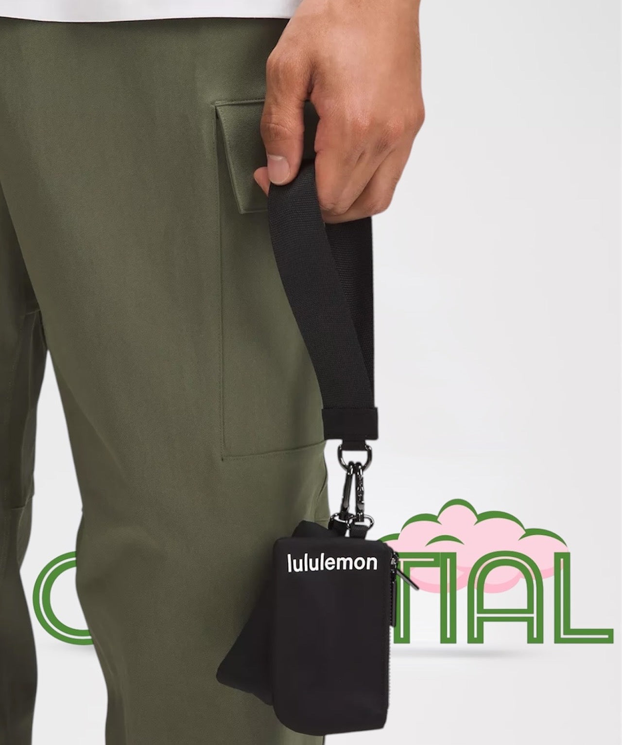 DUAL POUCH WRISTLET NEGRO