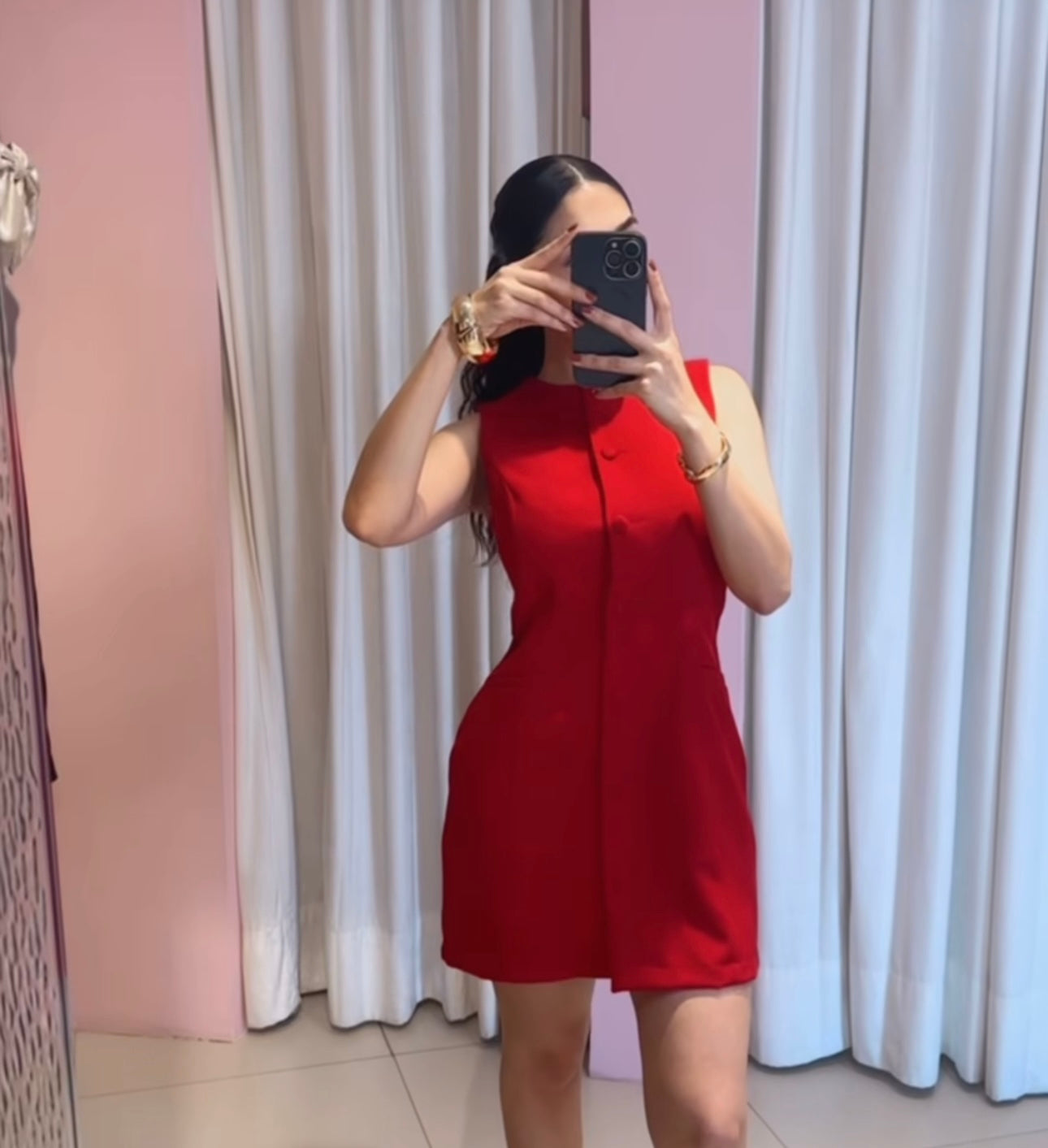VESTIDO LILIANA ROJO