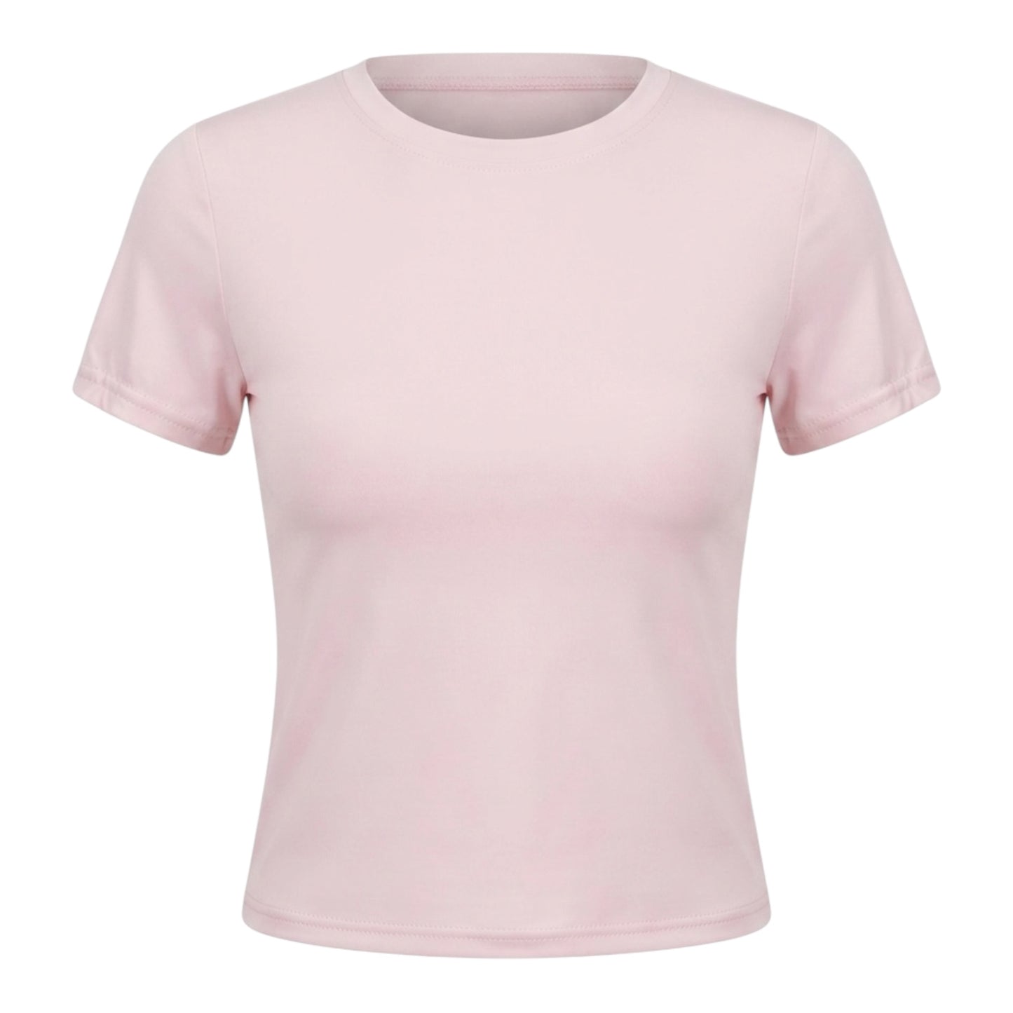 BLUSA SOFT MANGA CORTA ROSA