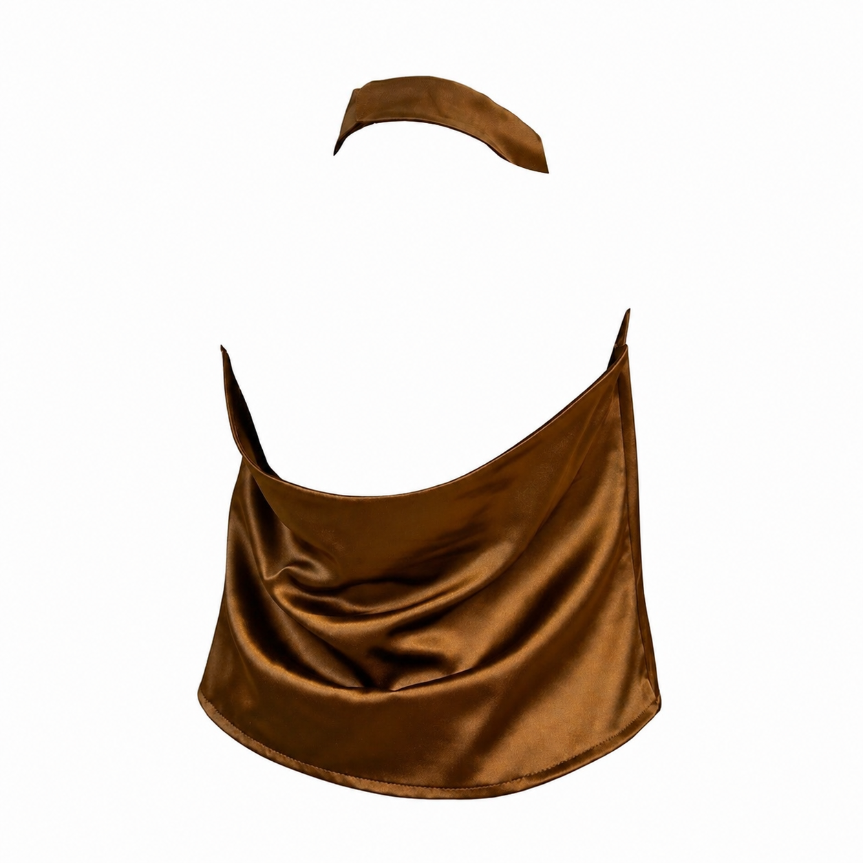 BLUSA HALTER SATIN