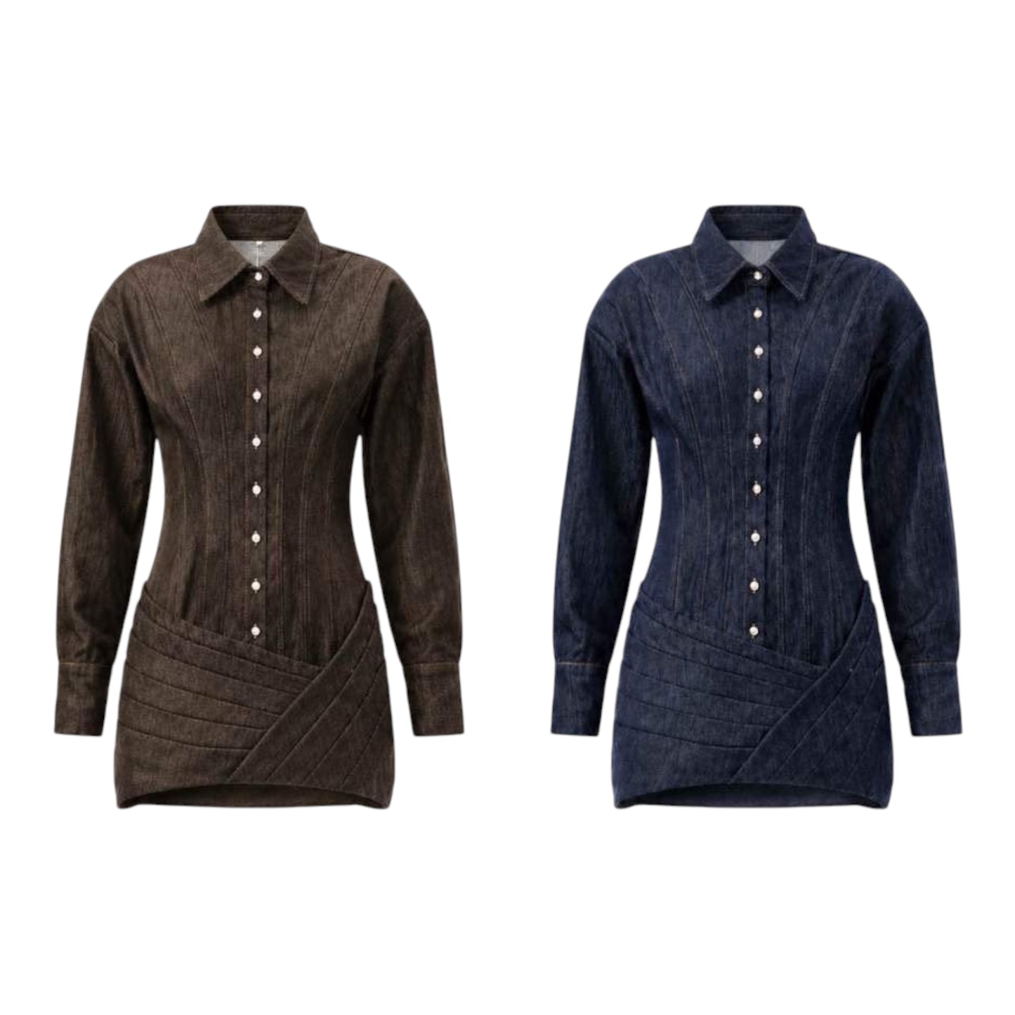 VESTIDO SHERLYN DENIM CHOCOLATE