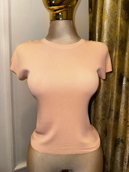 BLUSA BASIC PUNTO SIN MANGA