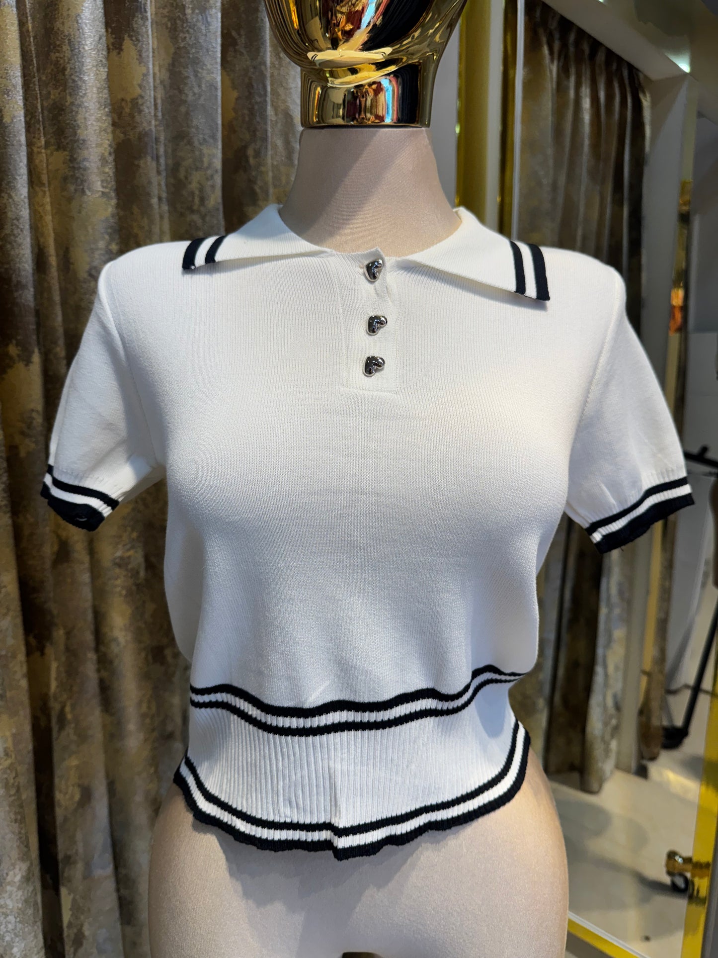 BLUSA CORAZÓN METAL
