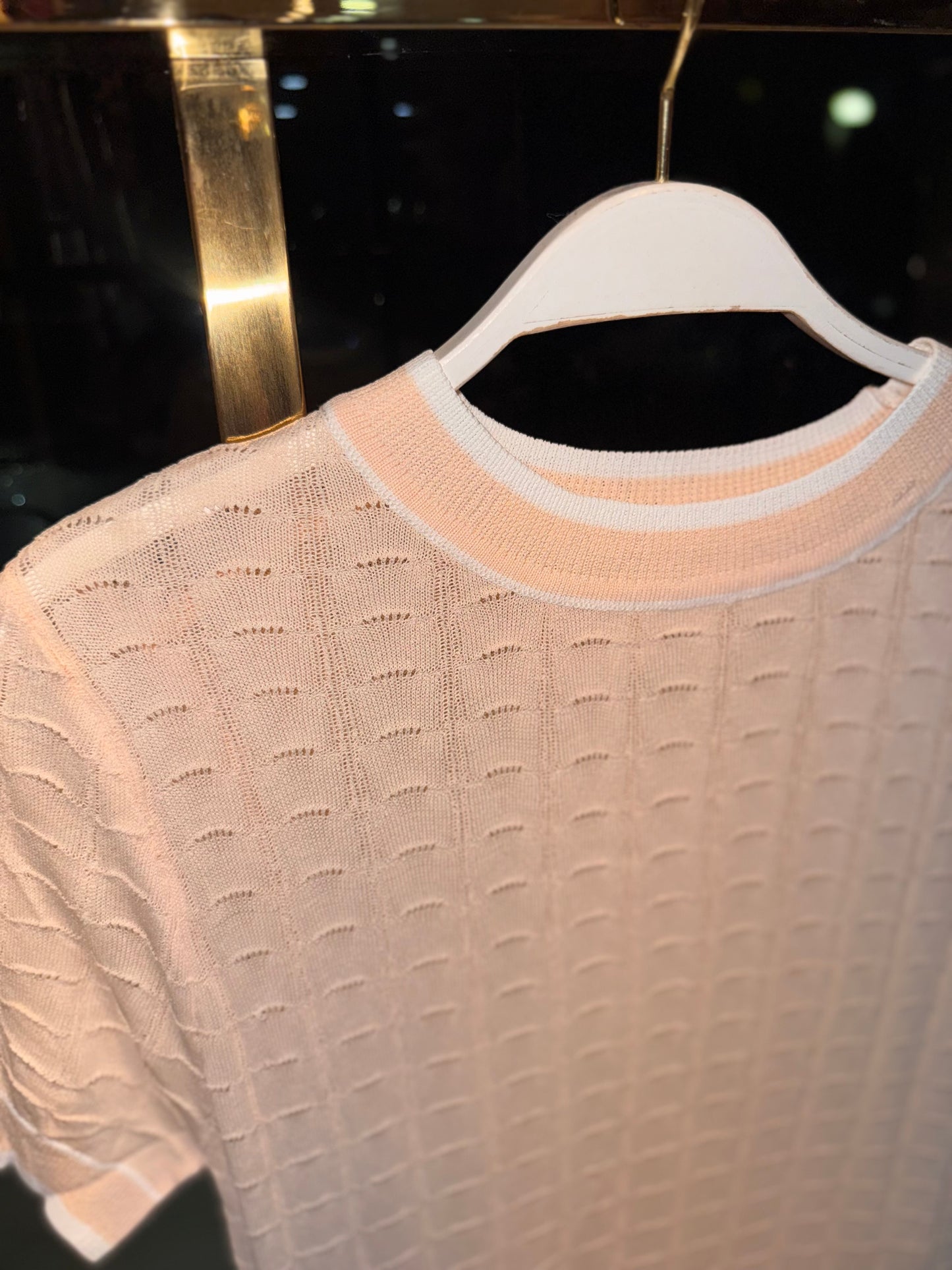 BLUSA TEXTURIZADA DURAZNO