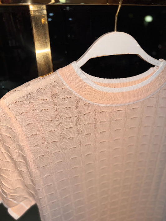 BLUSA TEXTURIZADA DURAZNO