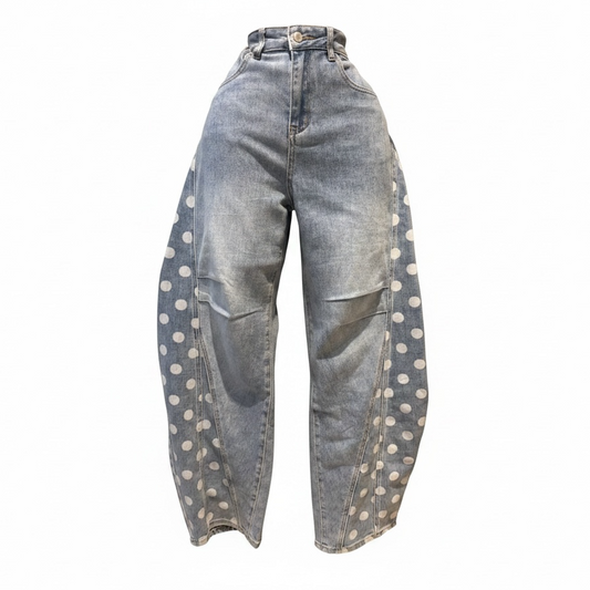 JEANS POLKA DOT