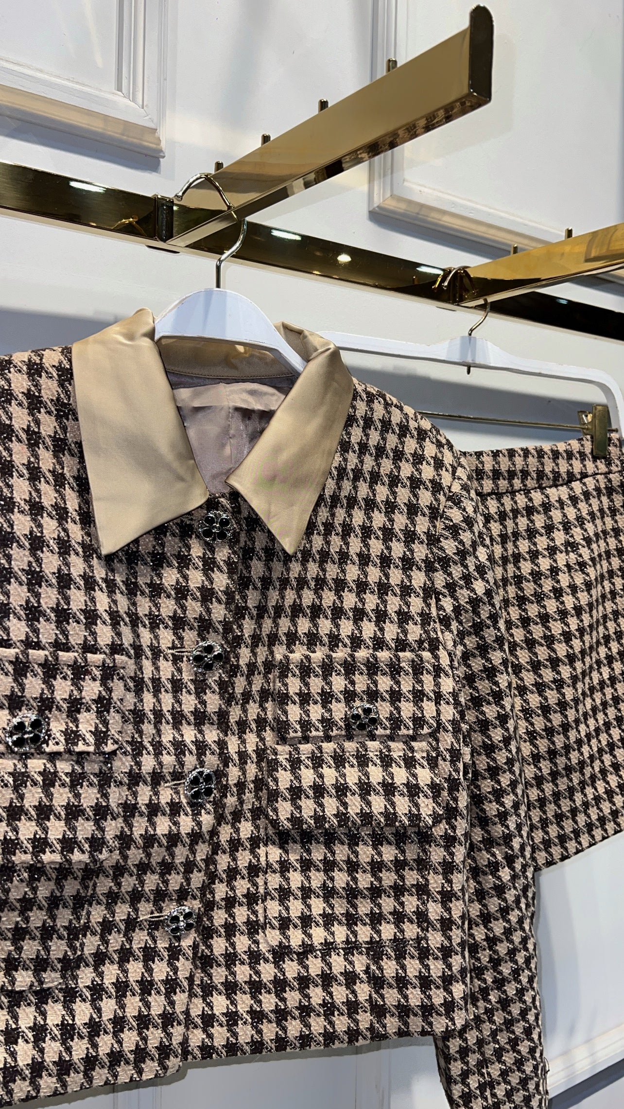 SET TWEED SELENE CAFE