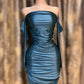 VESTIDO ROMY MIDI OFF THE SHOULDER STONES