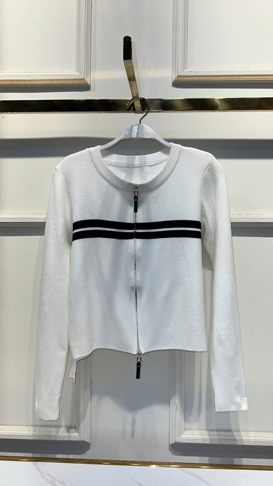 SUETER FRANJA BLANCO