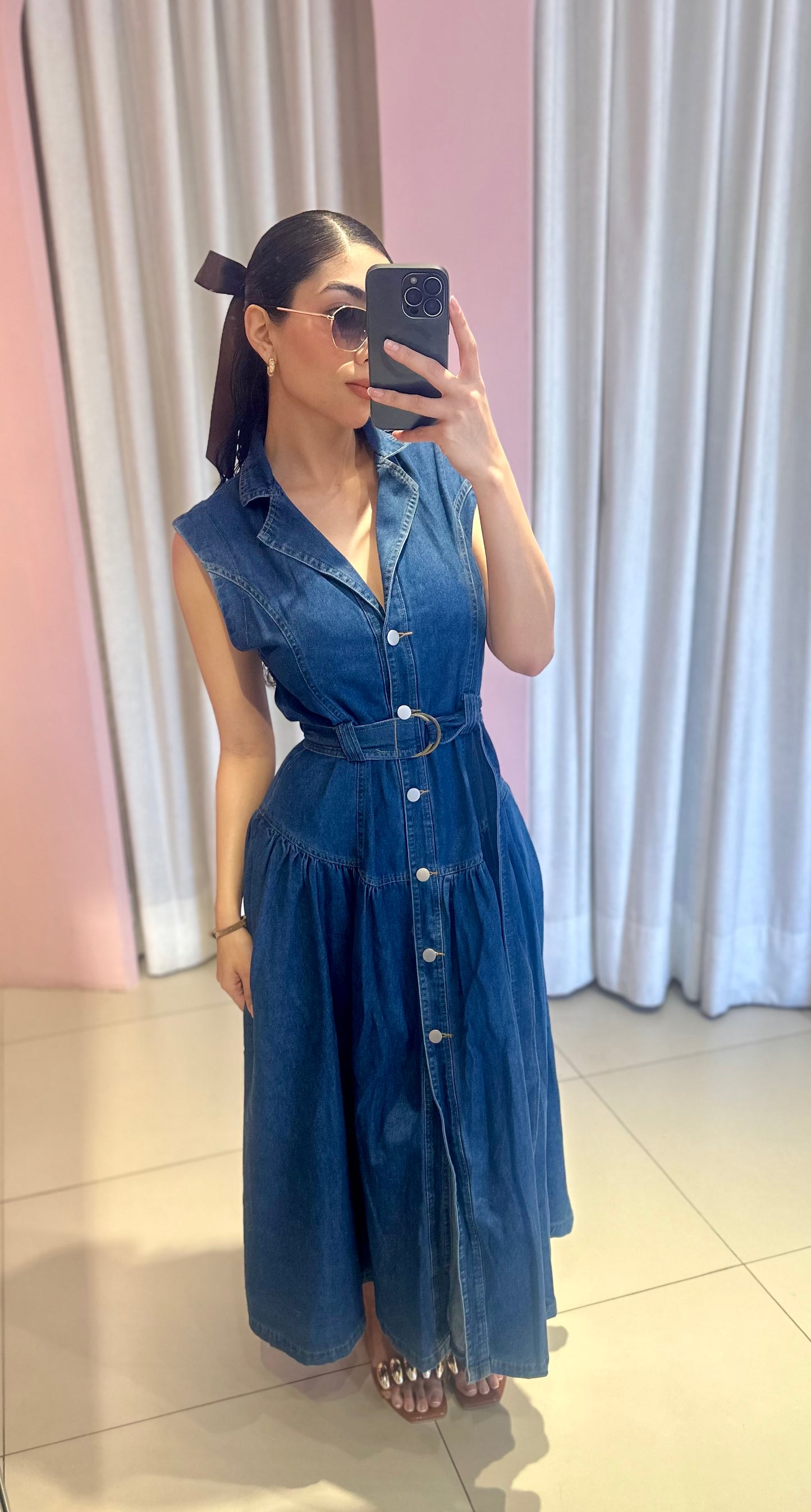 VESTIDO DENIM MUSE OBSCURO
