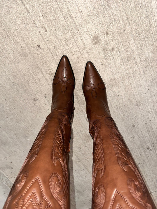 BOTA VAQUERA ASHLEY CAFE