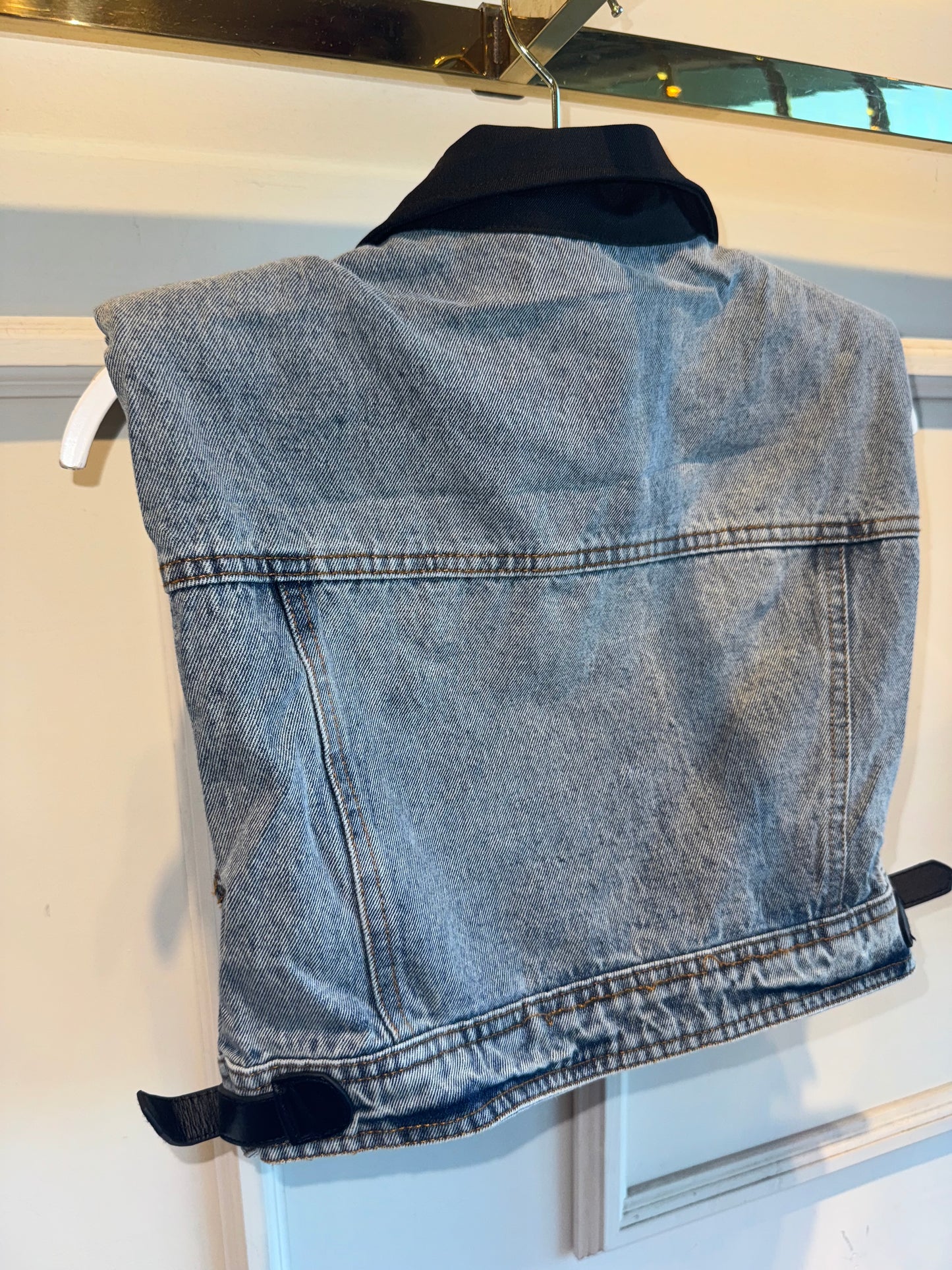 CHALECO WEST DENIM NEGRO