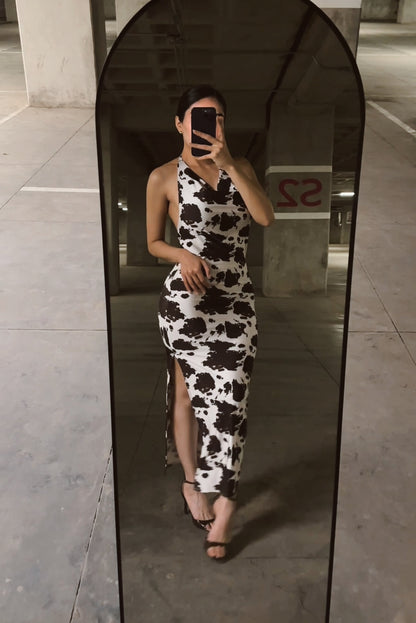 VESTIDO COW CAFE