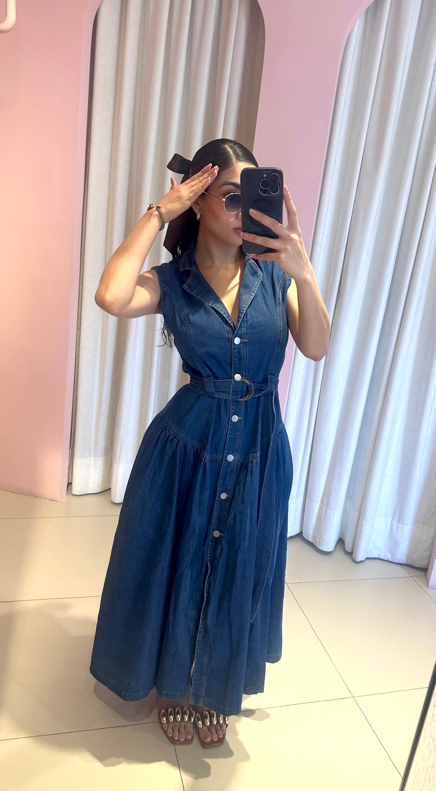 VESTIDO DENIM MUSE OBSCURO