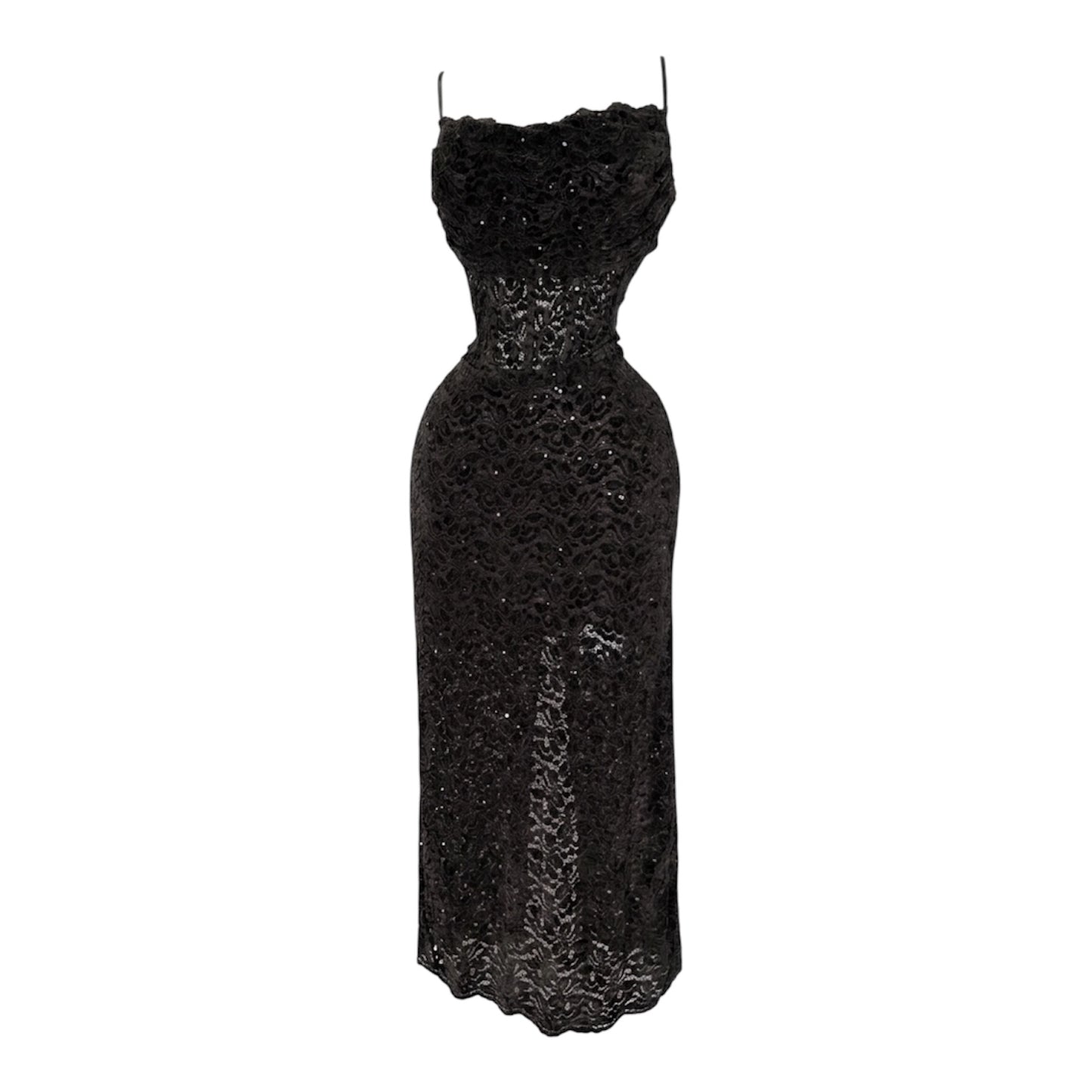 VESTIDO SASHA SPARKLE TIRANTE