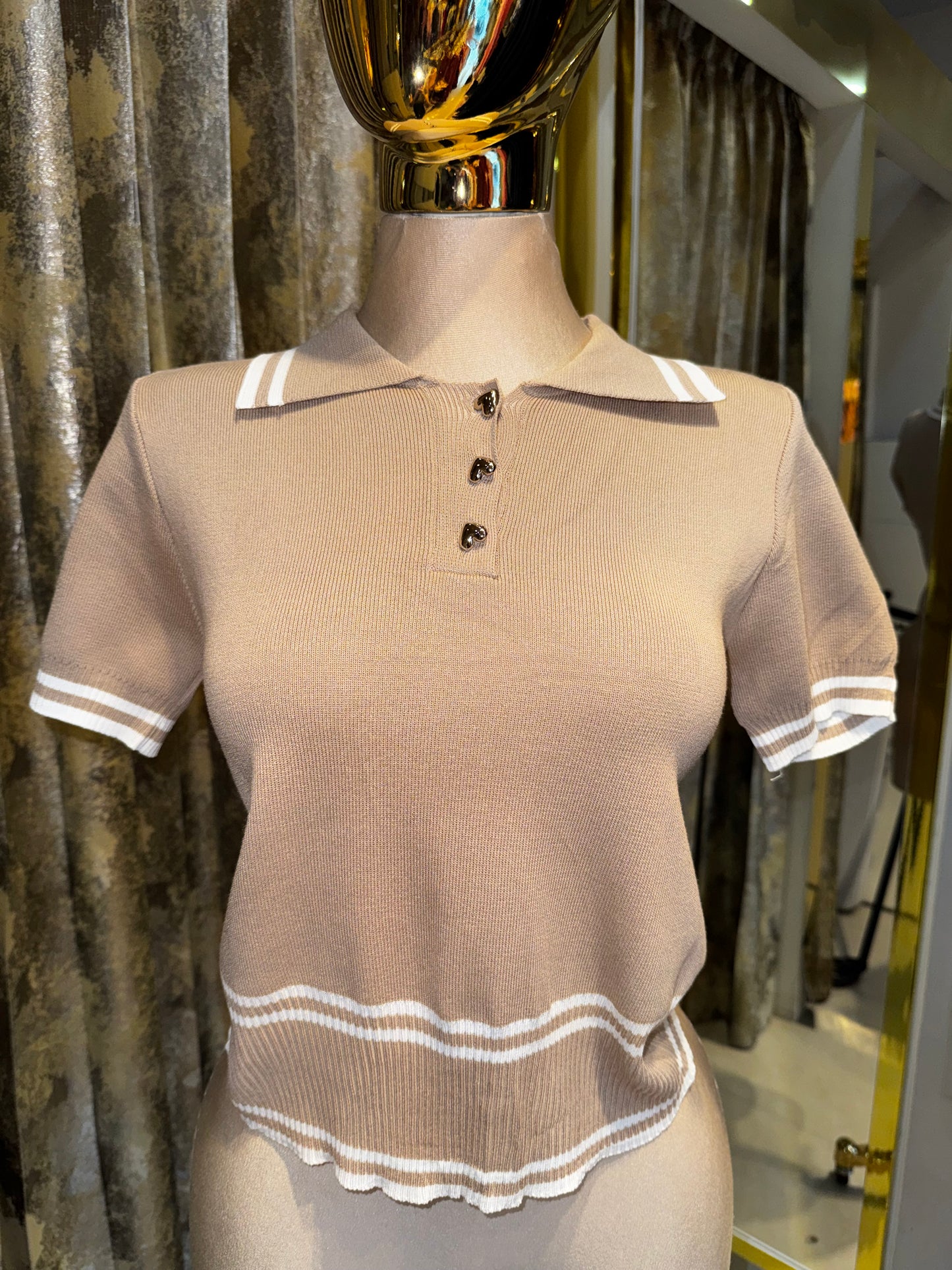 BLUSA CORAZÓN METAL