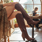 BOTA VAQUERA ASHLEY CAFE