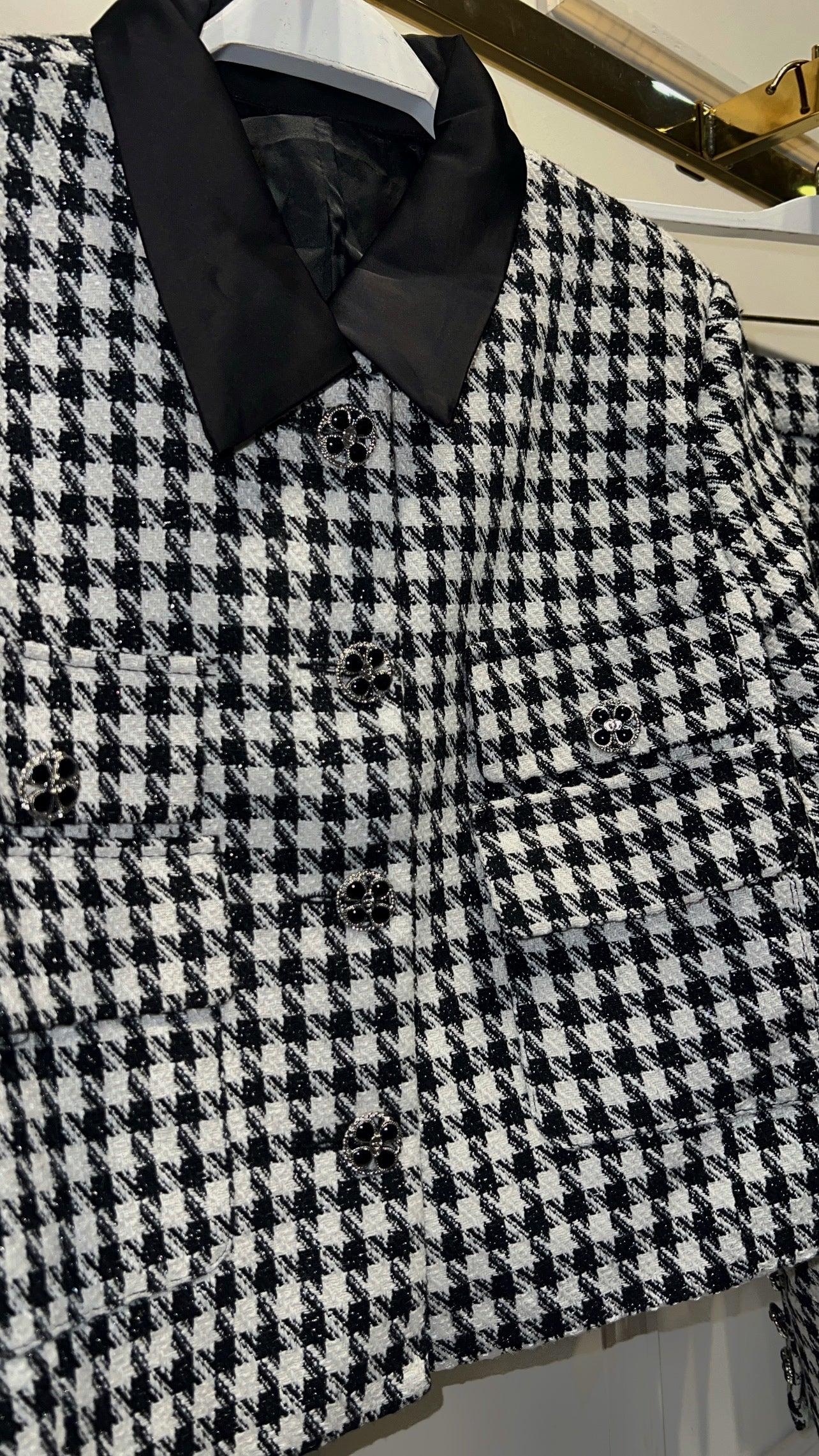 SET TWEED SELENE NEGRO