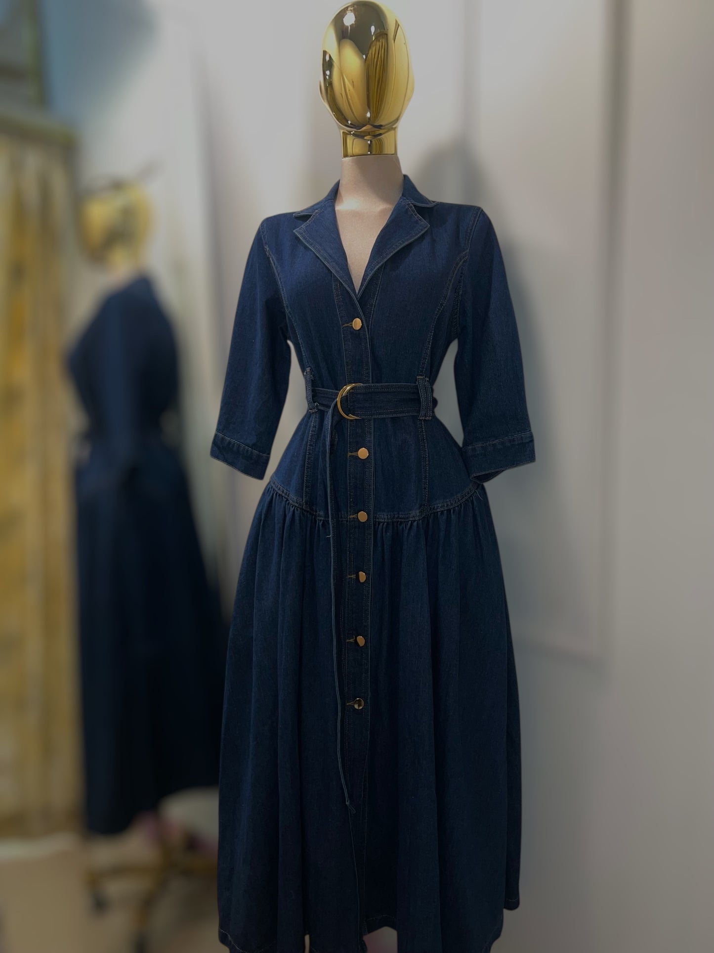 VESTIDO DENIM AMELIA OBSCURO