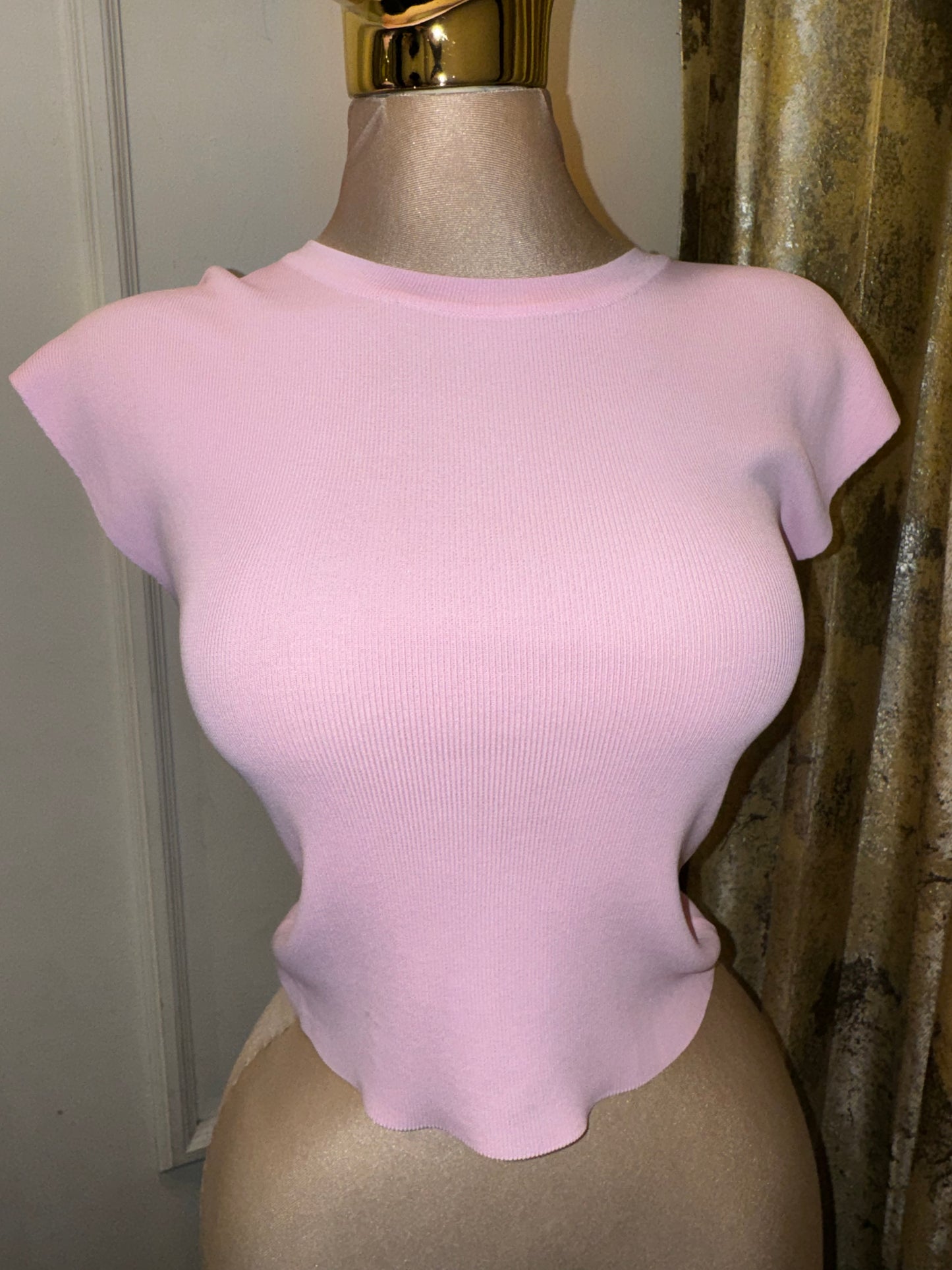 BLUSA BASIC PUNTO SIN MANGA