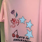 PLAYERA STARS / LOVE IS EMB