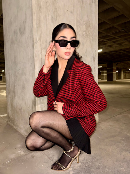 SET STEF HOUNDSTOOTH