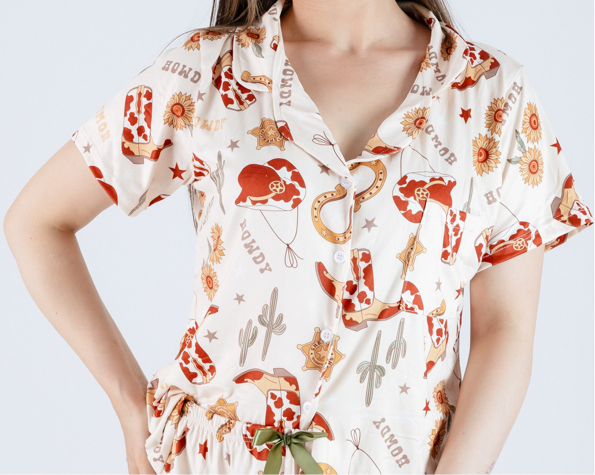 PIJAMA SHORT WEST 🌵CAFE