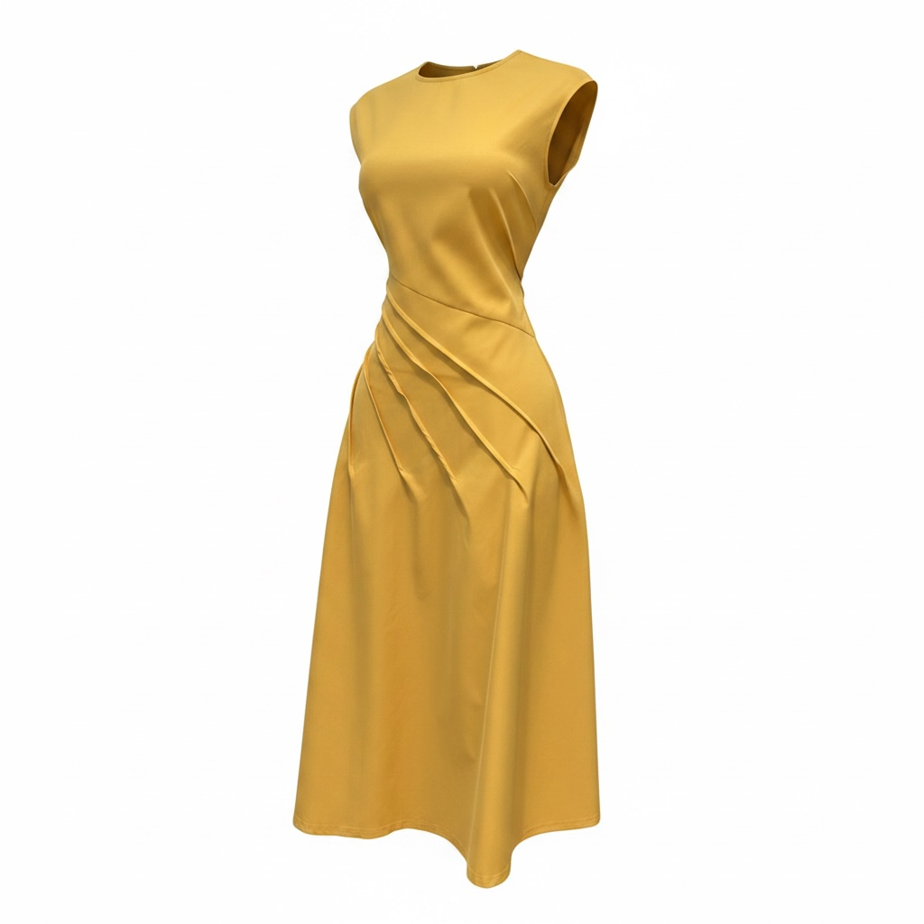 VESTIDO MIDI SALMA RELIEVE
