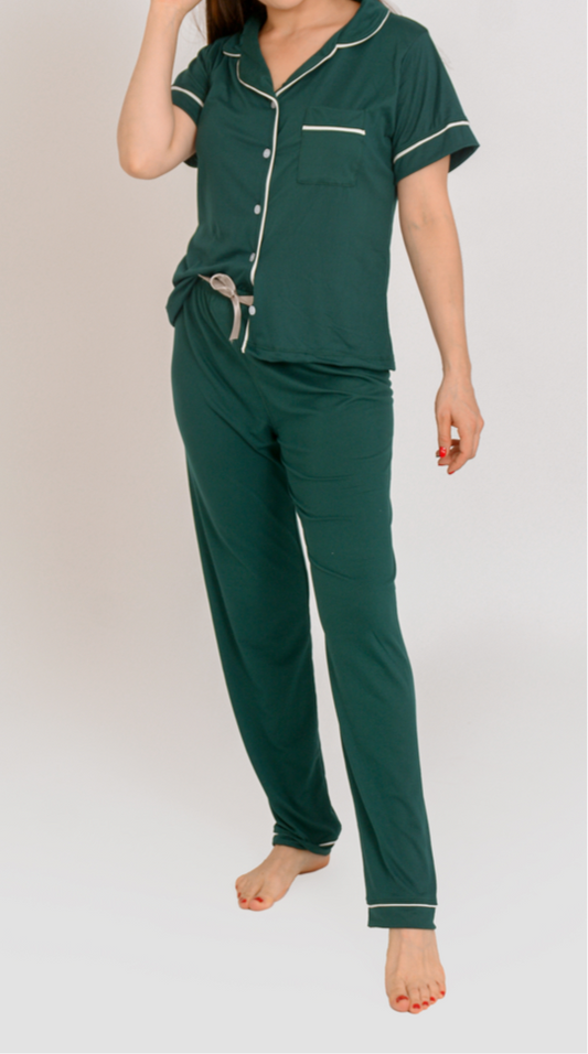 PIJAMA PANTALÓN TOTAL VERDE