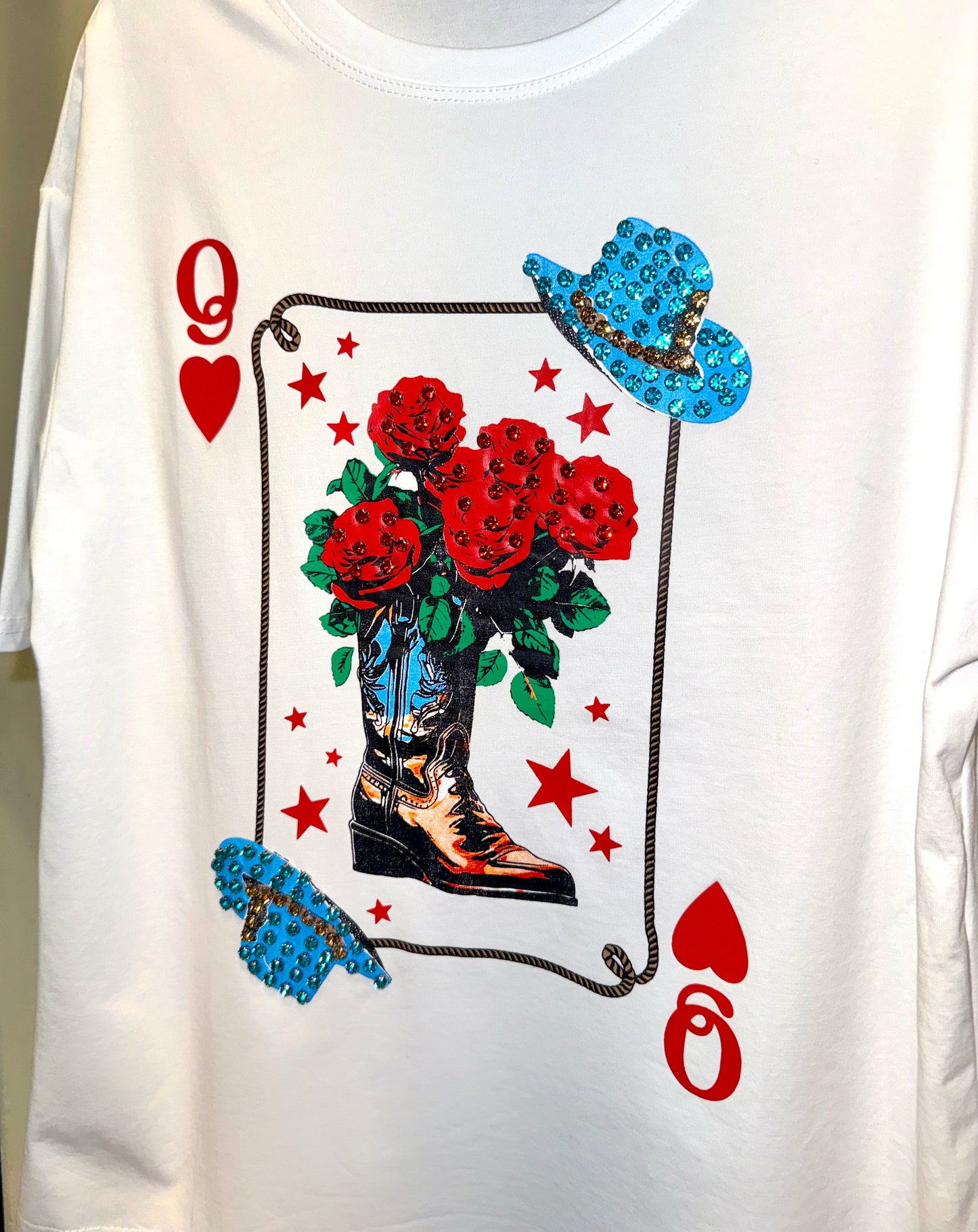 PLAYERA CARTA VAQUERA FLORES